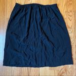 Madewell uptown slip skirt black size large Photo 2