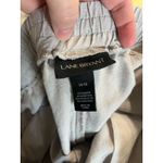 Lane Bryant  Linen Blend Wide Leg Pants Size 14/16 Gray Coastal Beachy Casual Photo 6