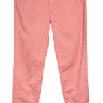 NYDJ  SZ 4 Ankle Jeans Paisley Mid-Rise Stretch Pockets Zip-Fly Lift-Tuck Pink Photo 0