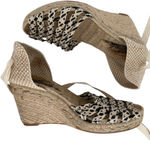Free People Amalfi Coast Espadrille Wedge Sandals Natural Size EU 37 US 6.5 Photo 10