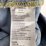 Free People Just Float On Super Flare Mid Rise Jeans Sea Mist Light Wash Size 24 Photo 10