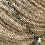 Brighton  Silver Tone Lacy Shield Pendant Necklace Photo 2