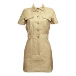 Sézane  Oanelle Dress, Light Beige, FR36/US4 Photo 8