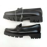 G.H. BASS Womens Shoes Loafers Black Liana Bit Lug Sole Weejuns Leather 8 Photo 5