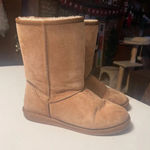 Lamo Kora Women’s Size 9 Faux Fur Lining Chestnut Suede Boots Tan Photo 0