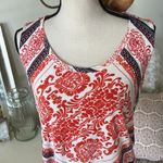 Lucky Brand  large 100% cotton boho Americana paisley comfy summer tank top​​​ Photo 2