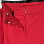 Anne Klein  Dress Pants Red  Comfort Knit Womens Sz 16 Straight Leg Photo 4