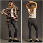 💕MOTHER💕 The Insider Crop Step Fray Jeans ~ Save Your Soul 33 NWT Black Photo 5