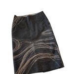 Anthropologie Jigsaw Wool Mid Length Contour Pencil Skirt Gray Size 4 Photo 1