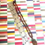 Vintage Baltic Amber Necklace with Tassel Pendant Brown Photo 6