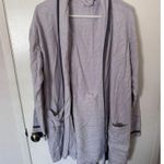 Malibu Luxxe Women's Cover Up Robe Grey Bamboo ONE SIZE Bridesmaid NWOT Photo 2