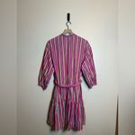 Ralph Lauren Lauren  Striped Broadcloth Button Down Shirt Dress Photo 4