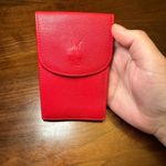 YSL Vintage  Red Leather Cigarette Holder Photo 1