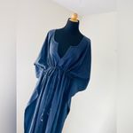 MADISON MATHEWS NWT NAVY BLUE KAFTAN DRESS Size undefined Photo 1