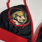 Chucky Gets Lucky Triangle Bralette EUC Red Size M Photo 5