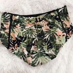 SWIMSUITS FOR ALL | High Waist Piped Swim Brief Bottoms Camo Leaves | Size 22 Black Photo 4