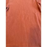 Madewell  long sleeve ribbed top bell sleeves size small burnt orange Photo 3