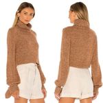 Tularosa  NWT Jemima Cropped Turtleneck Sweater Size Xsmall Photo 0