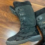 Khombu  Womens Boots 10 Black Outdoor Shearling Water Resistant Knee High Eskimo Photo 3