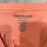 True Religion NWT Women's Peach V-Neck Top Photo 5
