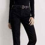 Madewell The Mid-Rise Perfect Vintage Jeans in Clean Black Wash Size 23 Photo 0