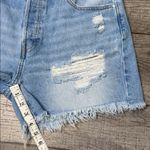 Zenana Outfitters  Light Blue Distressed Jean Shorts Photo 1