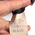 American Vintage Y2K Black Pink Floral Wrap Top Tie Back Women's Small Sleeveless V Neck USA Made Photo 7