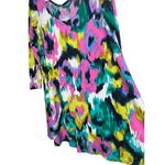 Tori Richard  Honolulu Tunic Dress Multicolor Pullover Abstract 3/4 Sleeves XS Photo 6