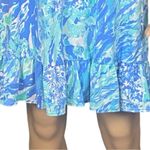 Lilly Pulitzer Rejina Shift Dress in Blue Haven Hey Hey Soliel print Small EUC Photo 3