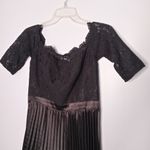 Chi Chi London  lace top midi dress pleated skirt Photo 7