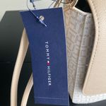 Tommy Hilfiger Tan and White Crossbody Bag with Minimalist Design Photo 5