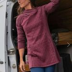 prAna  Daily Tunic Dress Hooded in Terracotta Photo 6