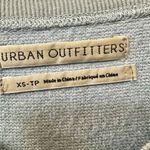 Urban Outfitters  blue V-neck cozy top Photo 5