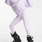 ASOS Purple Puffer Ski Snowboard Jacket Photo 3