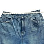 Cider Womens Happy Hour Jeans Plus Size 3XL Medium Wash 5 Pocket Wide Leg Photo 11