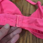 ANDIE Bikini Set Valencia Top 90s High Waisted Bottom Neon Pink size small NWOT Photo 6