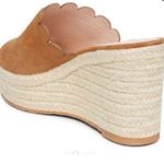 Kate Spade  Toby Suede Tan Espadrille Wedge Sandal Size 7.5‎ Photo 1