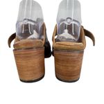 Freebird Caprice Brown Leather Buckle Mules Clogs Size 9 Photo 8