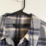 Jenni Kayne NEW Boyfriend Flannel in Grey Plaid Photo 3