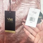 Ymi  Collection High Rise Non Distressed Metallic Rose Pink Skinny Jeans Photo 3