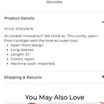 Chico's ’s Cool Ombré Cardigan Photo 2