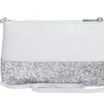 Kate Spade New York Flash Silver Crossbody Sparkled Glitter Leather Bag Chic NWT Photo 3