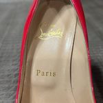Christian Louboutin  Yolanda hot pink/red patent leather pumps Photo 2