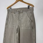 American Eagle  Skater Baggy Jeans Size 10 Light Green High Rise Stretch Photo 4