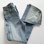 RTA Michael Jean Blue Wash Size 26 Straight Leg Side Snap Button High Rise USA Photo 1