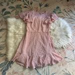 Selfie Leslie  Isabelle Angel Sleeve Empire Dress In Blush Photo 6