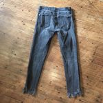 ZARA  Trafaluc denimwear raw hem black skinny jeans Photo 3