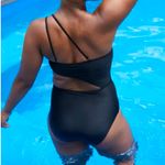 Aerie One-Piece Swimsuit Cut-Out One-Shoulder Photo 5