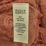 Rachel Zoe 💕💕 Scallop Trim Embroidered Lace CoverUp Dress ~ Dusty Rose OS NWT Photo 9