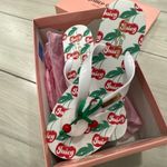 Juicy Couture NIB  cherry platform flip flops sandals size 8 Looks like vintage Photo 1